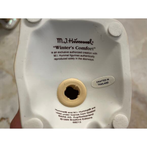 VTG M.I. Hummel Bavarian Village Christmas Ornaments Set of 3 "Little Shoemaker" - Picture 7 of 8